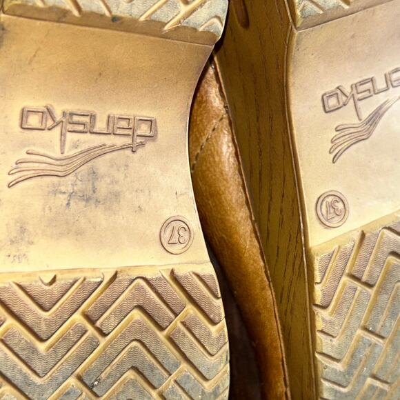 Dansko professional leather Honey Distressed Clog size 37 - Picture 9 of 11